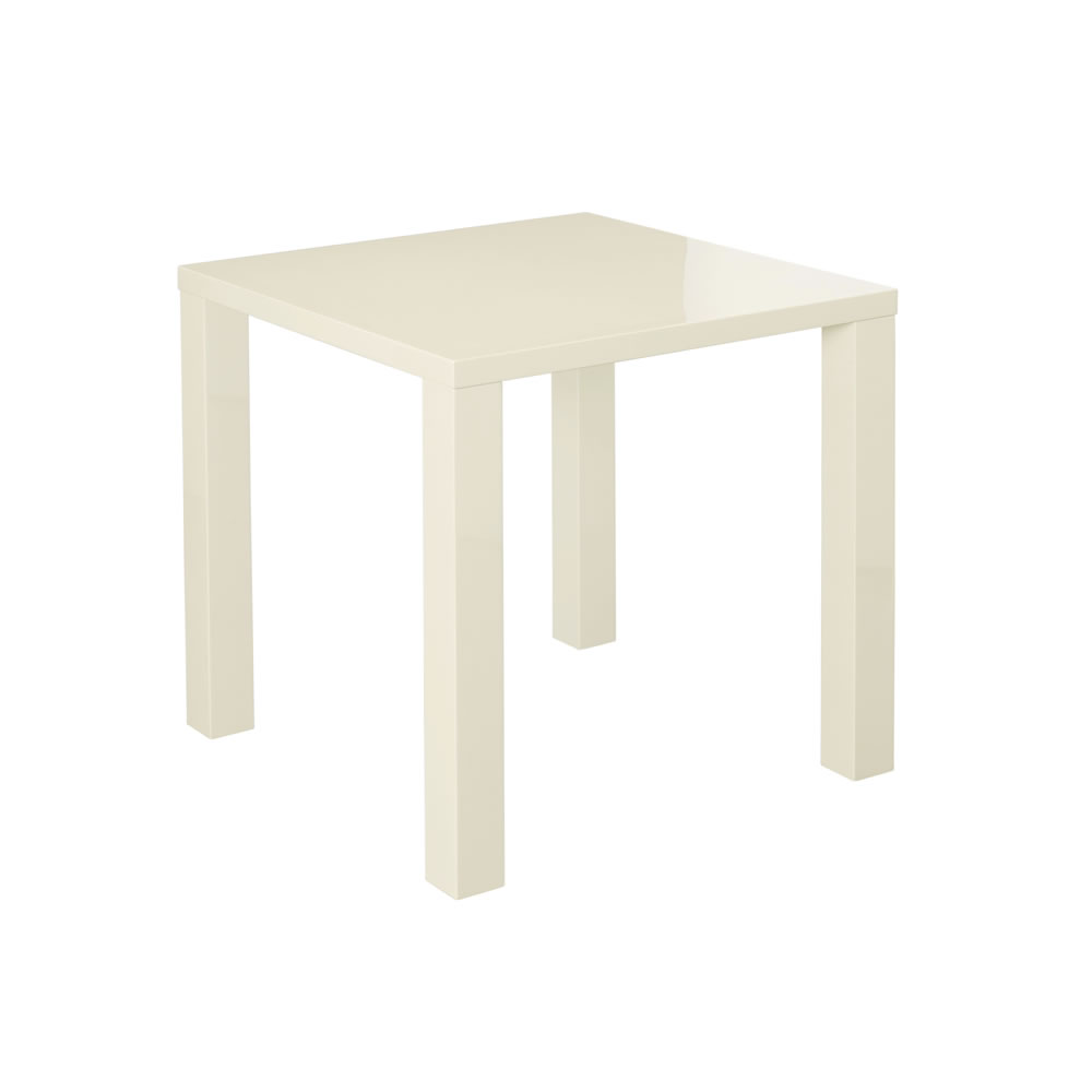 cream lamp table
